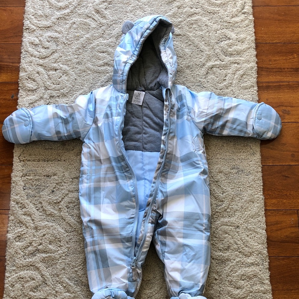 Carter's Gray Baby Snowsuit